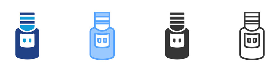 Poster - Water Cooler icon set multiple style collection