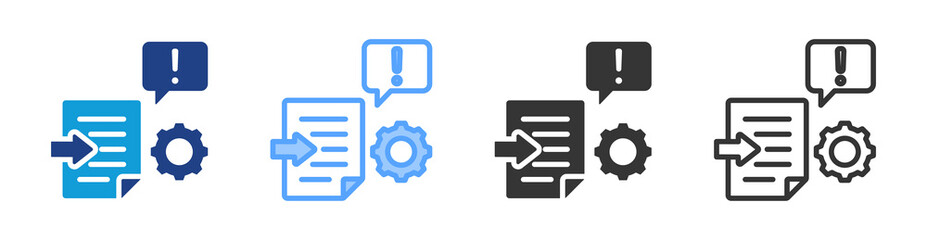 Poster - Enhanced Logging icon set multiple style collection