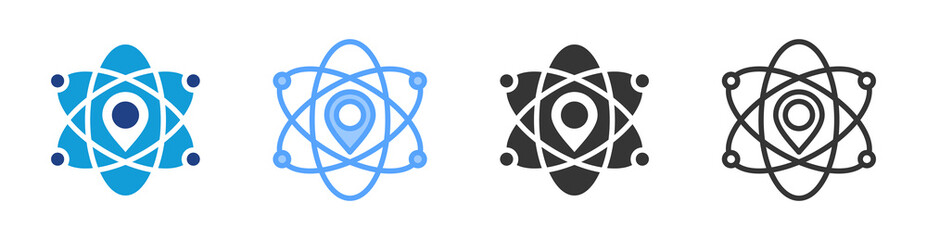 Poster - Dynamic Site Activation icon set multiple style collection