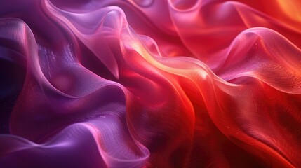 Poster - Abstract pink and purple flowing fabric with sparkles. Background image of pink and red fabric texture with flowing and floating texture. Digital art design with soft and fluid textures. AIG51.