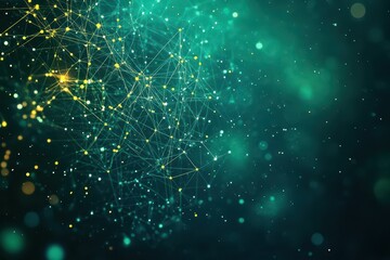 Leinwandbilder - Abstract network background
