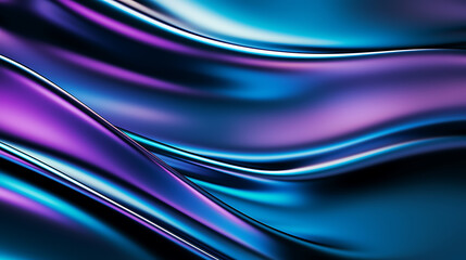 Poster - Dynamic flow of vibrant colors abstract visuals digital art innovative design close-up fluid motion