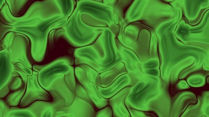 Poster - Video showcasing vibrant green abstract liquid pattern background. Ideal for presentations, motion graphics, social media content, and video backgrounds.