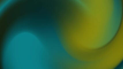 Poster - Blurry abstract video background with swirling yellow and blue. Perfect for digital art projects, web design, and vibrant graphic designs.