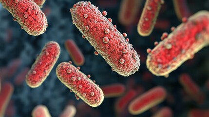 Poster - 3D Rendering of Bacterial Cells Visualized by Genus Using Detailed Microbiology Techniques and Digital Artistry for Scientific Illustration