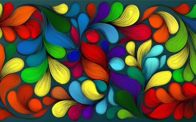 Wall Mural - colorful abstract background