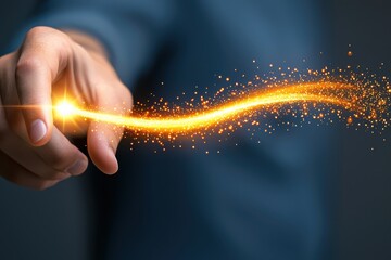 Poster - Dynamic light manipulation hands-on experience digital art studio setting creative perspective