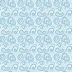 vector seamless pattern design, abstract repeated pattern