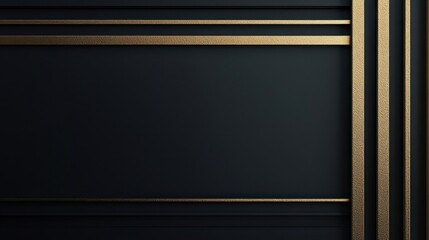Poster - elegant dark backdrop with gold accents creating a refined and luxurious aesthetic perfect for adding depth and sophistication to any design project or presentation