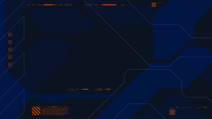 Wall Mural - abstract retro futuristic and sci-fi background with cyberpunk style design