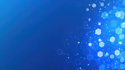 Poster - Abstract digital design showcasing hexagonal patterns.