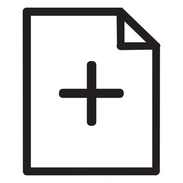 Vector Of Icon Add Document Illustrations