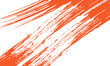 © Faizal - Abstract orange brush strokes on a clean white background, ideal for creative design, modern art projects, web templates, or textured digital artwork.