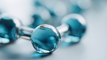 Poster - pharmaceutical chemistry, vibrant molecular structures and laboratory tools in detail, space for tex