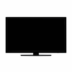 Fototapete - Sleek Modern Flat Screen Television Illustration