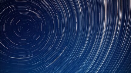 Poster - Swirling star trails creating a mesmerizing cosmic pattern.