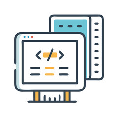 Poster - Web development workstation, code editor, server, hosting, data