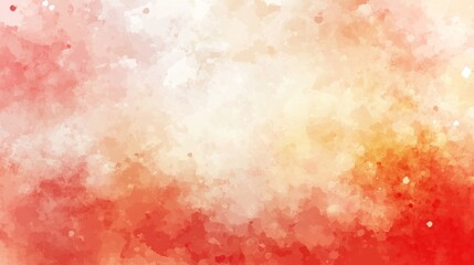 Poster - Abstract watercolor wash in warm hues.