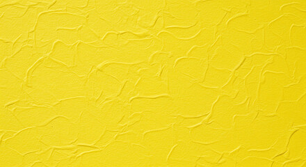 Poster - Textured lemon yellow paper background texture.