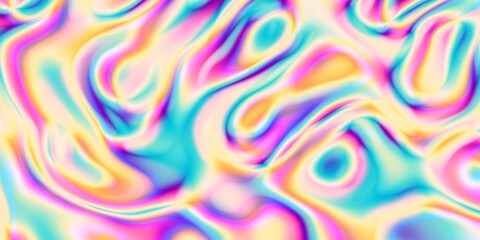 Aufkleber - Vibrant Abstract Psychedelic pattern filled with Colorful Patterns and mesmerizing Fluid Motion, evoking dynamic energy and fluidity throughout the imaginative