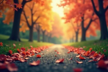 Wall Mural - Abstract blurred nature scene, perfect for website backgrounds, elegant, pastel, texture