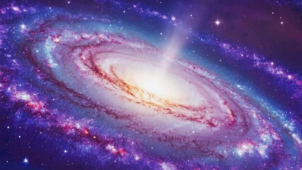 Wall Mural - Spiral Galaxy in Space, Stars, Nebula, and Cosmic Dust