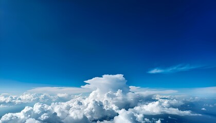 Aufkleber - blue sky and clouds with copy space