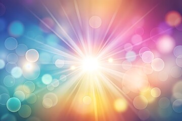 Wall Mural - colorful radiant burst abstract background