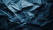 © JHONDOMINIC - Deep Navy Crumpled Paper Texture for Background Use in Design