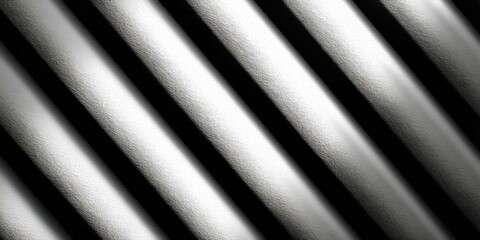 Poster - A black and white striped fabric with a white stripe in the middle