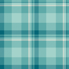Poster - serene teal and cream plaid pattern. ideal for textile design, wrapping paper, or website background
