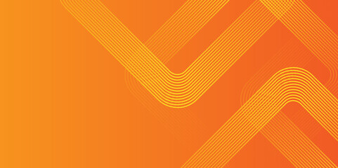 Poster - abstract orange gradient geometric shape futuristic background. geometry shine and layer element vec