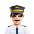© derirus - pilot 3d cartoon character
