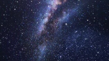Wall Mural - space clouds, flight through the stars - deep space exploration. cosmic universe, motion graphics. f