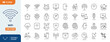 © Cetacons - Wifi icon set. Containing wifi, online, signal, wireless, internet, connect, hotspot, offline, wifi router, computer, and more. Outline Icon Collection. Vector illustration. Editable stroke