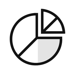 Poster - Simple Pie Chart Icon - Business Analytics Graph