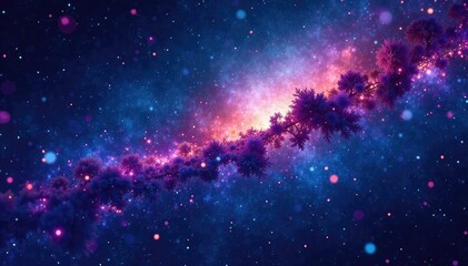 Wall Mural - geometric shapes forming a late-night, celestial pattern, luxury, structure