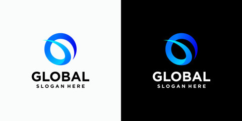 Poster - G initial letter vector logo design with modern, simple, clean and abstract style. Icon for business, cargo, shipping and personal branding.