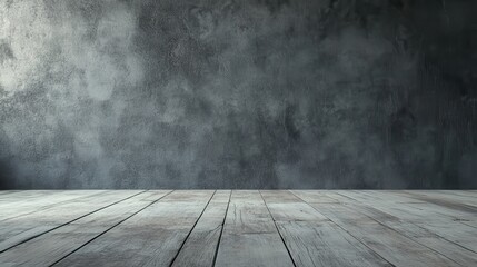 Poster - Modern interior design of living room with empty concrete wall background. 3D Rendering, 3D Illustration