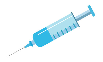 Poster - Syringe vector icon. Medicine vaccination, treatment icon symbol web design. Simple syringe injection icon logo isolated on white background. Vector illustration. EPS 10