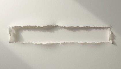 Poster - Torn paper reveal action interior wall image concept minimalist environment close-up view creative design inspiration