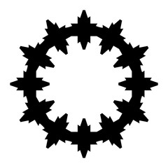 Poster - Geometric Shape In Black Outline 