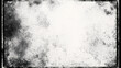 © MCGORIE - A distressed grayscale surface characterized by uneven tones, stains, and textures, surrounded by a dark, rough border.