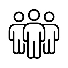 Poster - Group of people icon vector illustration representing team community and organization member network concept