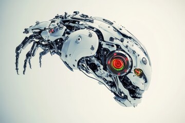 Poster - Futuristic robotic animal head design showcasing advanced technology features