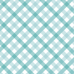 Wall Mural - gingham seamless pattern.checkered tartan plaid repeat pattern in green and white.geometric vector i
