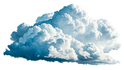 Wall Mural - Fluffy white clouds floating in the sky during daylight