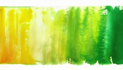 Aufkleber -  vivid yellow green watercolor gradient texture background for eco branding, organic product packaging, nature inspired web design or spring art projects