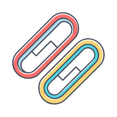 Poster - Interconnectedness and Connectivity Illustrated by Abstract Chains with Striking Color Palette