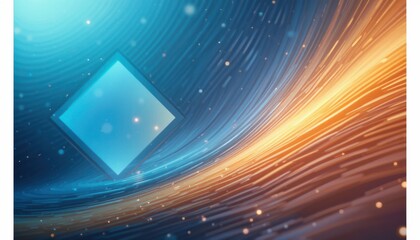 Poster - Dynamic abstract visuals digital space graphic design futuristic environment aesthetic perspective technology concept for enhanced digital experiences